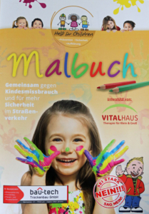 Malbuch Charity Vitalhaus Achern Help for Children